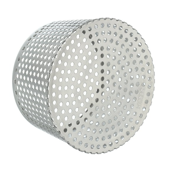 Filtro de guardia de canal Uxcell, tapa de terminación, pantalla de malla, cubierta de ventilación de techo, cubierta de tubo de escape cónica de acero inoxidable de 6.3" - 5.5"