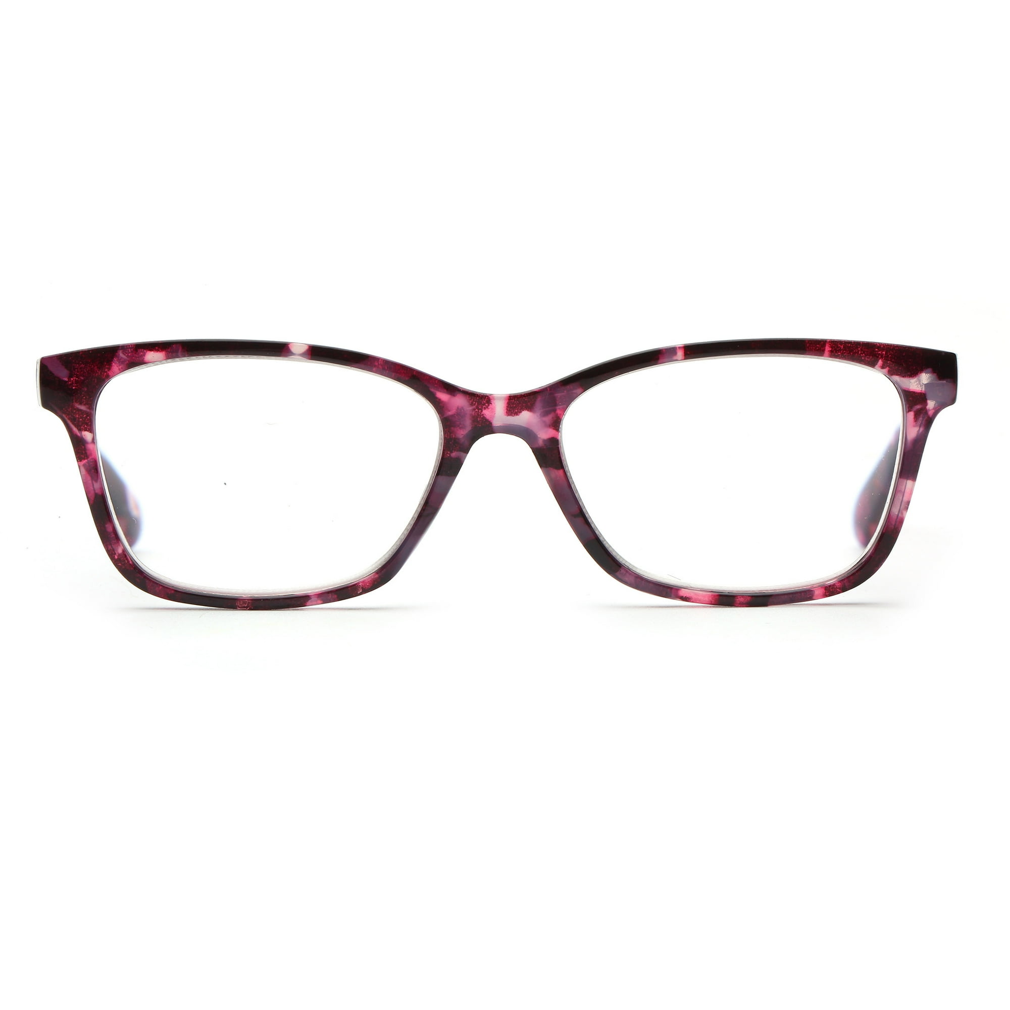 EV1 Maisie Purple Pink Tortoise +3.00 Reading Glasses with Case