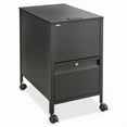 thumbnail image 2 of Safco Rollaway Mobile File Cart - 300 lb Capacity - 4 Casters - 2" Caster Size - Steel - x 17" Width x 26" Depth x 28" Height - Black - 1 Each, 2 of 3