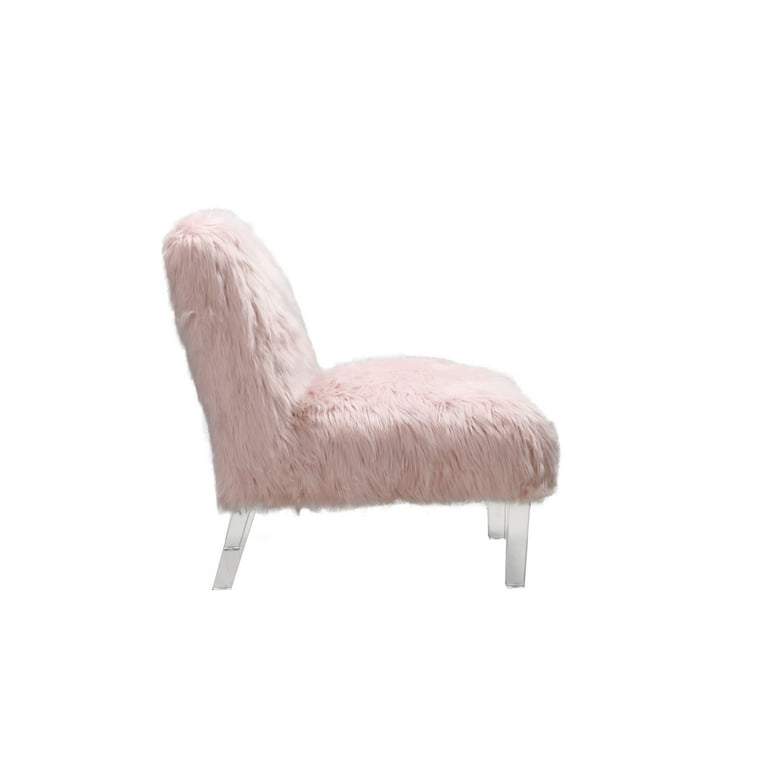 Chic Home Fulvio Faux Fur Upholstered Accent Chair