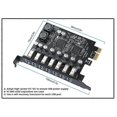 thumbnail image 4 of USB 3.2 Pci Express Adapter Pci E to 7 Ports USB3 Gen1 Expansion Adapter Card Pci-E Extender Pci Exp, 4 of 5