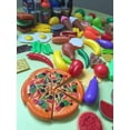 thumbnail image 5 of Juego de Comida de Juego de 120 Piezas, Comida de Juego de imaginación para niños, Comida de plástico, Frutas, Verduras, Accesorios, Juguetes, Cocina de Juego para Suministros de Fiesta de c, 5 of 5