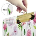 thumbnail image 3 of Peony Pink Flowers Acrylic Clipboards A4 Standard Letter Size Clipboard 12.5" X 9" Clip Board for Students Teacher Office, 3 of 7