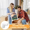 thumbnail image 6 of 12 PCS Cushioning Foam, L-shaped Edge Foam Protection Corners Foam Protectors Packing Supplies for TV Frame Photo Mirror Moving Table,Album,Packaging, Shipping., 6 of 8
