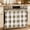 Brown, variant on Oven Skirt Curtain for Kitchen 24x32 Inch, Grey Plaid Oven Curtain with 8 Ribbon Ties & Ruffle Trim, Stove Skirt Curtain Dishwasher for Cabinets Over Sinks Spring Summer Farmhouse Buffalo Checkered