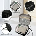 thumbnail image 4 of Hard Carrying Case Anti-scratch Shockproof Travel Protective Case with Hand Rope & Carabiner for JBL Go 4 Portable Speaker Inner Grey, 4 of 6