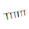 thumbnail image 2 of Percha de madera para escalar, escalera, palo para moler patas, percha para pájaros para ventanas, baños, automóviles y viajes 6 nivel, 2 of 9