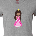 thumbnail image 4 of Inktastic African American Princess In Pink Dress Women's T-Shirt, 4 of 5