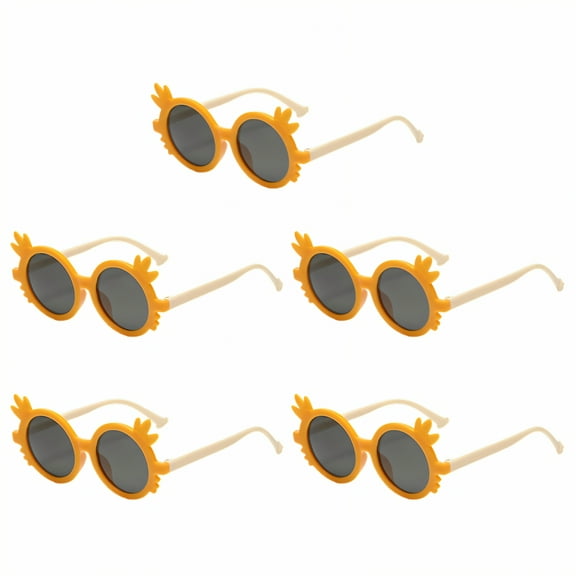 GJX 5Pcs Baby Sunglasses Toddler Boy Sunglasses Girls Sunglasses,Style1