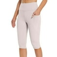 thumbnail image 2 of SwiftWear Active Wear Women's Stretchy Capri Pants Leggings with Pockets - High-Waist Support & Breathable for Yoga/Gym/Daily, 2 of 9