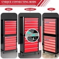 thumbnail image 4 of LARBANKE 12-Drawer Rolling Tool Chest with Multifunctional Tabletop, Heavy Duty Metal Tool Cabinet with Locking System & Non-Slip Mats for Garage & Workshop, Red, 4 of 8