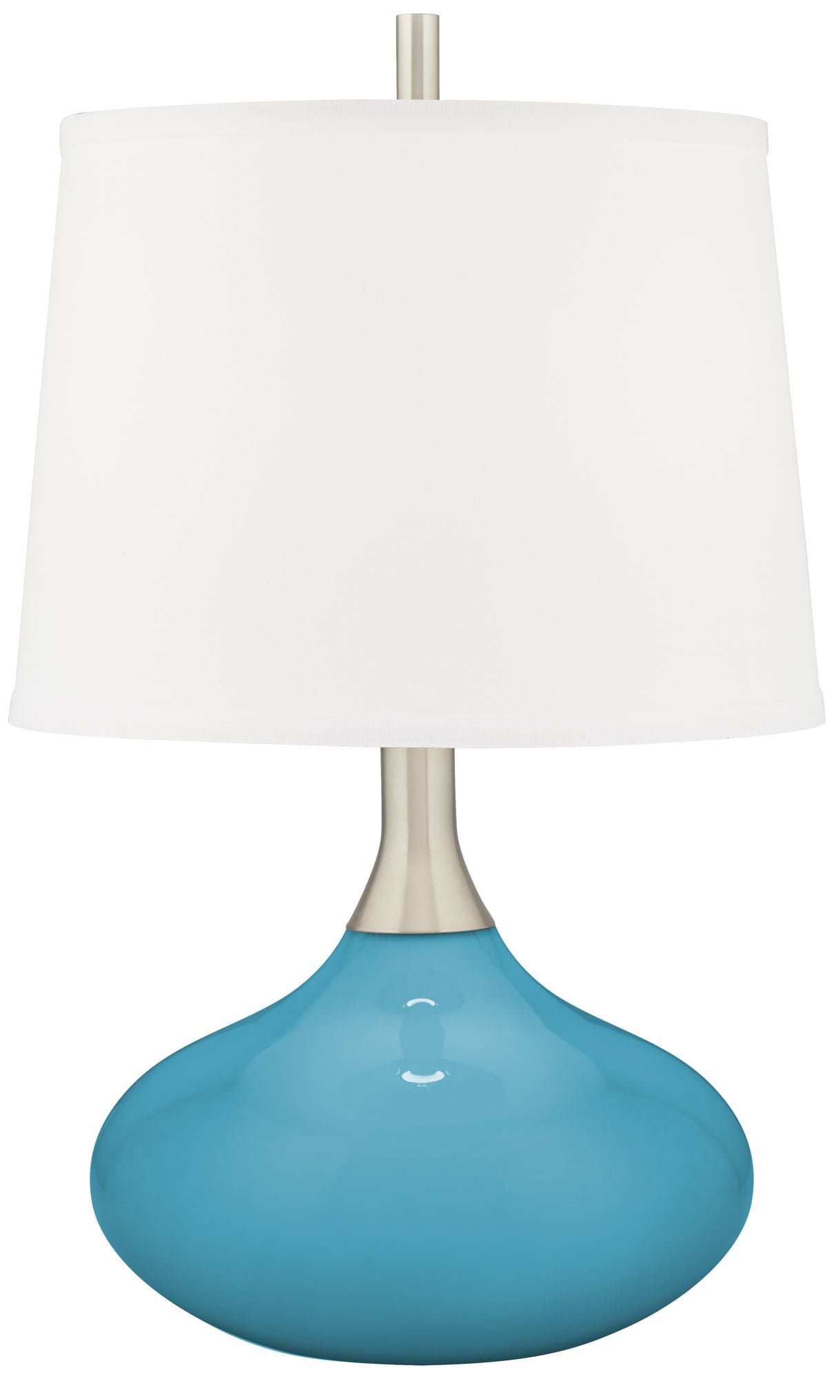 الإشارة مزيج منفصل  Color + Plus Jamaica Bay Felix Modern Table Lamp - Walmart.com