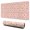 Pink Cartoon Dog, variant on Long Mouse Pads for Desk,Pink Cartoon Dragon Rainbow Heart Crown Desk Mats on Top Of Desks, Desk Mouse Pad Extra Large with 3mm Non-Slip Base and Stitched Edge for Gaming,Work,Home 31.5"x11.8"