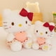 thumbnail image 3 of Sanrio-muñeco de peluche en forma de corazón de Hello Kitty para niños, juguete de dibujos animados de gato KT Kawaii, decoración del hogar, regalo de cumpleaños, 3 of 4