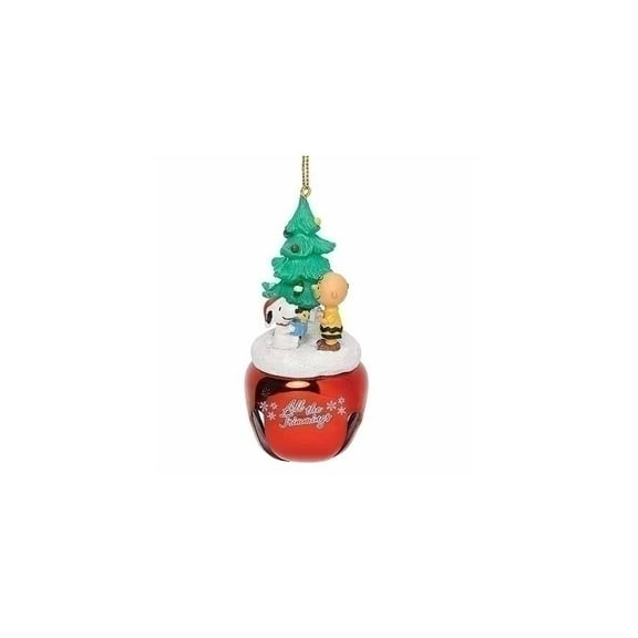 Roman Peanuts Gift Exchange by Tree Hanging Ornament, 4.-inch Height, Polyresin, Christmas, Home D√©cor, Holiday Tradition