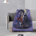 thumbnail image 3 of Manta polar de Pesadilla antes de Navidad, súper suave y acogedora, manta de franela ligera y cómoda, manta de felpa cálida para sofá, cama, 32 x 48 pulgadas, 3 of 7