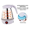 thumbnail image 4 of Hervidor eléctrico plegable portátil de viaje, pequeña caldera de agua caliente plegable de 0,6 l para café té (azul), 4 of 5