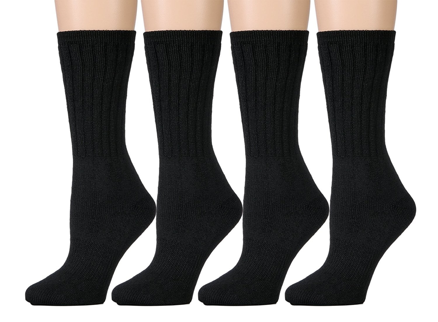4 Pairs of Excell Kids Merino Wool Socks for Hiking, Camping