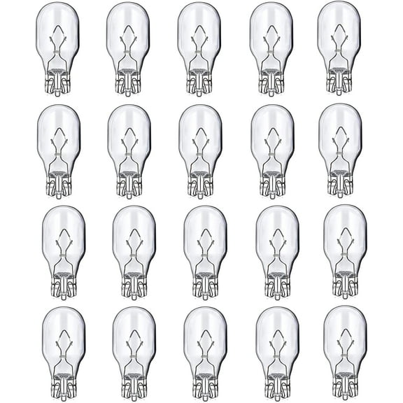 4W 12V T5 Light Bulbs for Landscape Light Bulbs/ Wedge Base Low Voltage Lights Bulbs/ Garden Light Bulbs/ Deck Light Bulbs/ Yard Light Bulbs - 20 Pack