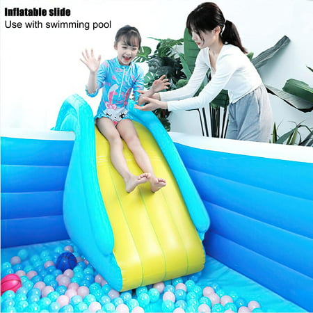 Lamptti Inflatable Pool Slide Above, Water Slides For Above Ground Swimming Pools