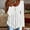 White, variant on ZOELNIC Womens Casual Long Sleeve T-Shirt Solid Color Round Neck Layered Button Front Tunic Tops, S