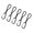 Black, variant on 5lots Heavy Type Tent Rope Install Rope Carabiner Hook Outdoor Gears Tent Accessory For Campers
