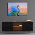thumbnail image 4 of Epic Art 'White Swan' by Ata Alishahi, Acrylic Glass Wall Art, 36"x24", 4 of 8