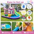 thumbnail image 2 of CIPACHO 9-in-1 Inflatable Sweet Candy Water Slide Park with 750W Blower, Kids Water Park Bounce House, Toddlers Boys Girls Backyard Party Gifts, 2 of 7