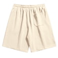 thumbnail image 5 of Men's Flex Cargo Shorts Multi-Pocket Elastic Waist Short Pants Drawstring Ripstop Straight Leg Camo Cargo Short Outdoor Casual Camo Hiking Work Casual Bermuda Shorts,Brown XL, 5 of 5