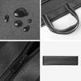 thumbnail image 3 of AMERTEEROxford Zippered Document Bag with Handle File Tote Bag Pouch for Carrying Paper Files Books(Black), 3 of 5