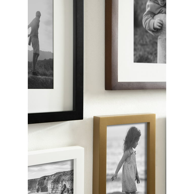 Picture Frame Set, 6 Piece Customizable Gallery Multi pack, 2-8x8