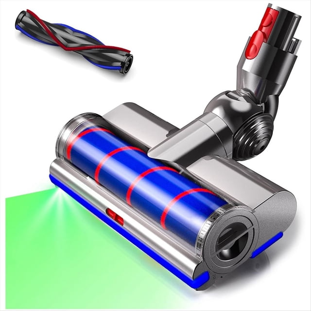Cepillo eléctrico de repuesto para aspiradora para V7, V8, V10, V11 y V15. Cabezal de aspiración de accionamiento directo con boquilla de turbina para suelo.