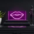 thumbnail image 4 of Lips 11.88" X 5.88" Contemporary Glam Acrylic Box USB Operated LED Neon Light, Pink, 4 of 7