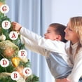 thumbnail image 4 of HALJEN Christmas decoration Christmas Pendant Decoration Christmas Tree Car Round Acrylic Pendant Santa 26 Letter Decorations Christmas Party Decorations 1PC, 4 of 4