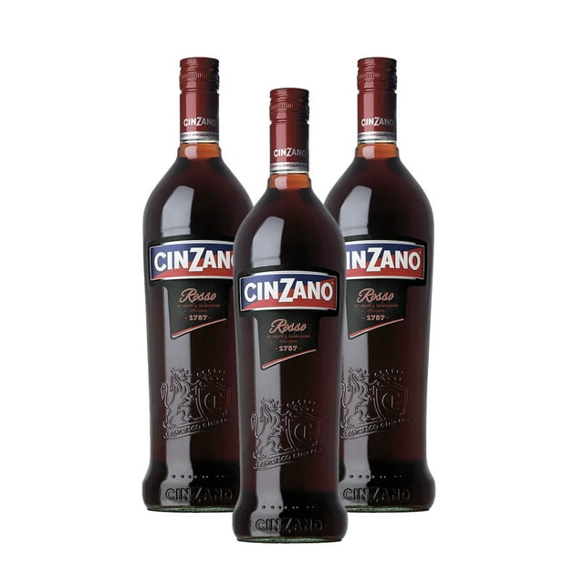 Pack De 3 Licor Cinzano Vermouth Rosso 750Ml