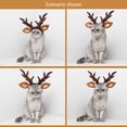 thumbnail image 2 of XISAOK Small Kitten Puppy Reindeer Antlers Headband Xmas Costume Accessory Pet Cosplay, 2 of 11