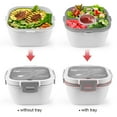 thumbnail image 6 of Salad Lunch Container To Go, 1700ml/58oz Salad Bento Box with Insulated Lunch Bags and Spoon Fork Knife, Microwave Dishwasher Safe(White), 6 of 9
