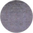thumbnail image 1 of Ahgly Company Indoor Round Mid-Century Modern Purple Oriental Area Rugs, 8' Round, 1 of 6