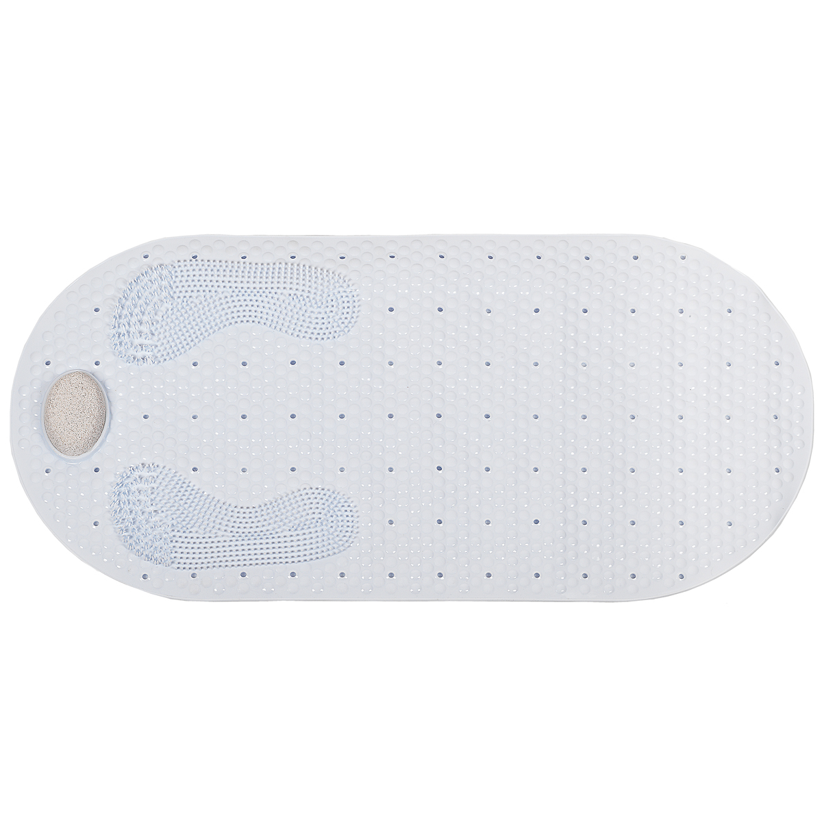 Pumice Stone Exfoliating Bathroom Tub Shower Bath Mat 16"x32" Suction