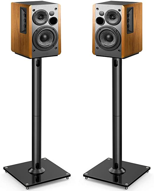 Perlesmith Universal Floor Speaker Stands 26 Inch For Surround Sound