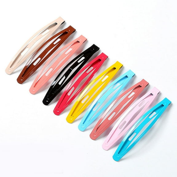 Yardwe 10Pcs Metal Hair Clips Assorted Color 3In Decorative Hair Accessories For Girls Women Party Wedding Daily Use