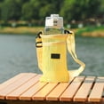 thumbnail image 4 of Crossbody Water Cup Bag Light Weight Hiking Water Bottle Carriers with Adjustable Strap Water Bottle Sleeve Enduring, 4 of 9