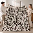 thumbnail image 2 of Rdsfhsp Leopard Print Flannel Fleece Blanket, Animal Pattern Throw Blanket, Soft Cozy Warm Blanket for Bedroom Sofa Couch Decor 80"x60", 2 of 5