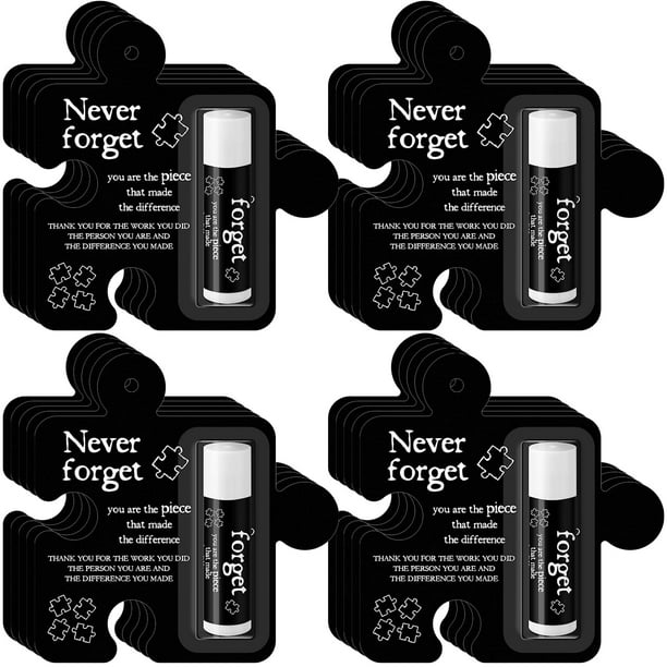 Bálsamo labial Sacubee, paquete de 30 unidades, negro, 4,3 g, regalo de agradecimiento