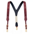 thumbnail image 2 of SuspenderStore Southwestern Pattern 1.5-Inch Wide Western Leather Suspenders - Trigger Snap, 2 of 4