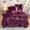 purple, variant on MesaSe Plush Shaggy Fuzzy Duvet Cover Set Black White Cow Print Soft Crystal Velvet Twin Bedding Set (1 Faux Fur Duvet Cover + 1 Faux Fur Pillowcases)