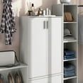 thumbnail image 3 of Join Stackable Wood White Cabinet with Door, 3 of 11