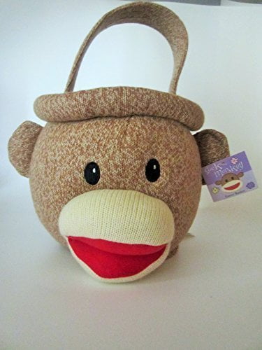 sock monkey easter basket