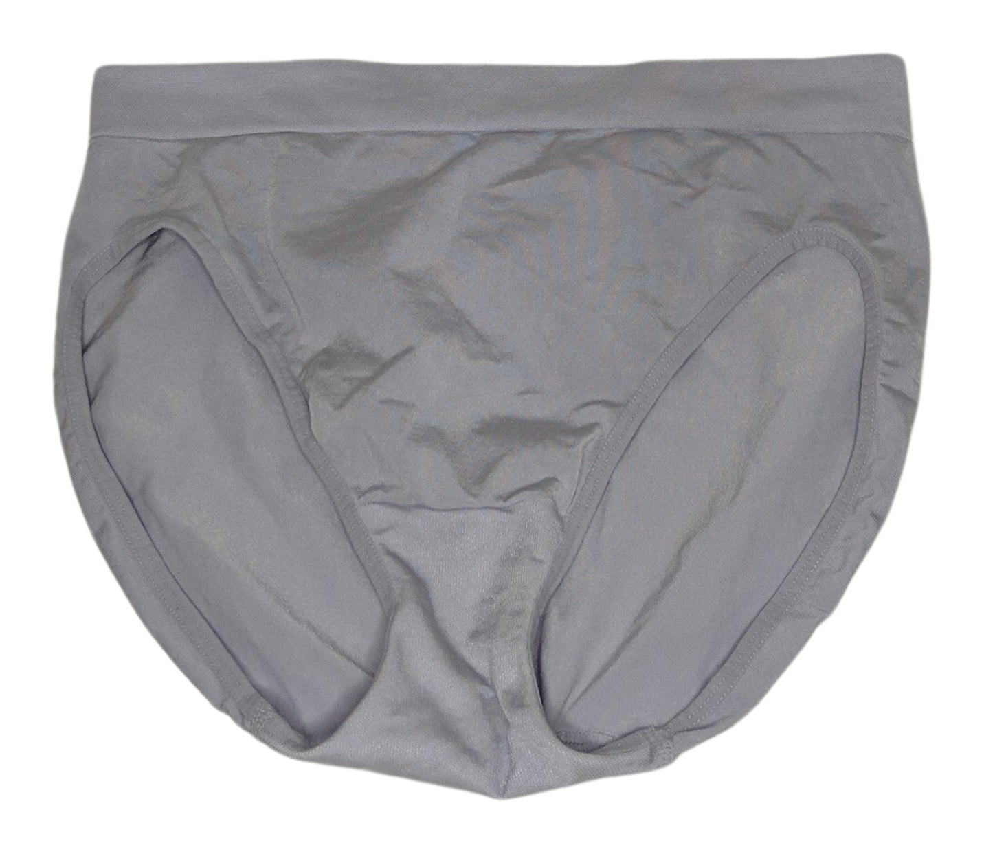 Breezies Panties Sz M Seamless Hi-Cut Nylon Brief Purple A301424 ...