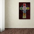 thumbnail image 2 of Trademark Fine Art 30 x 47 Abstract Canvas Art ' Celtic Cross ' by Design Turnpike, 2 of 3